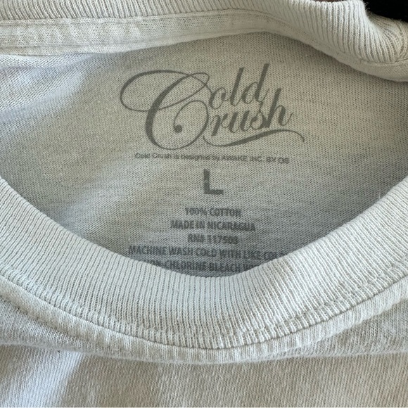 True Craft Long Sleeve Sun and Moon Ombré Graphic Rough Hem T-Shirt Size Large - Picture 6 of 6